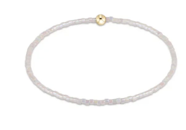 E Newton EGirl Hope Classic Bracelet Silky White