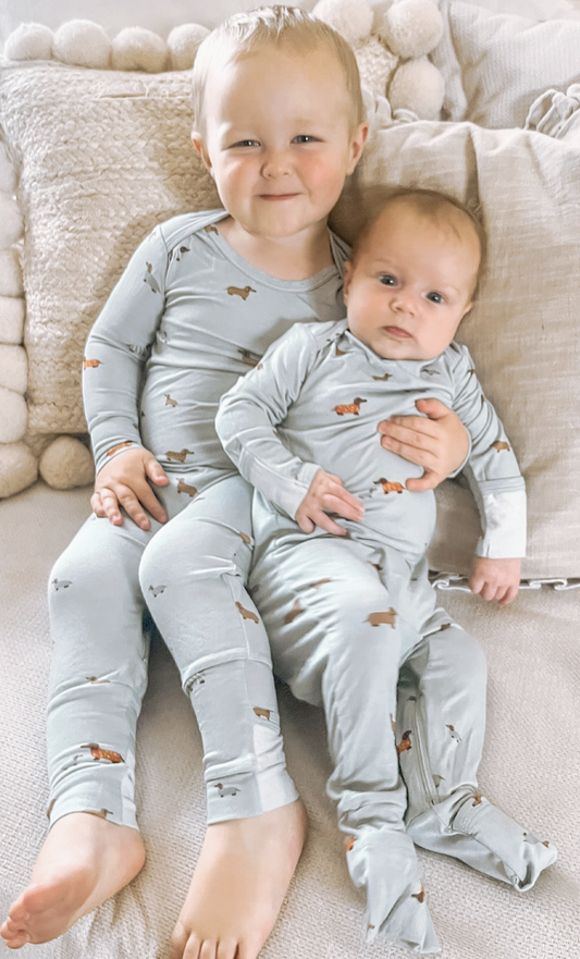 Gunamuna Convertible Pajamas - Woof