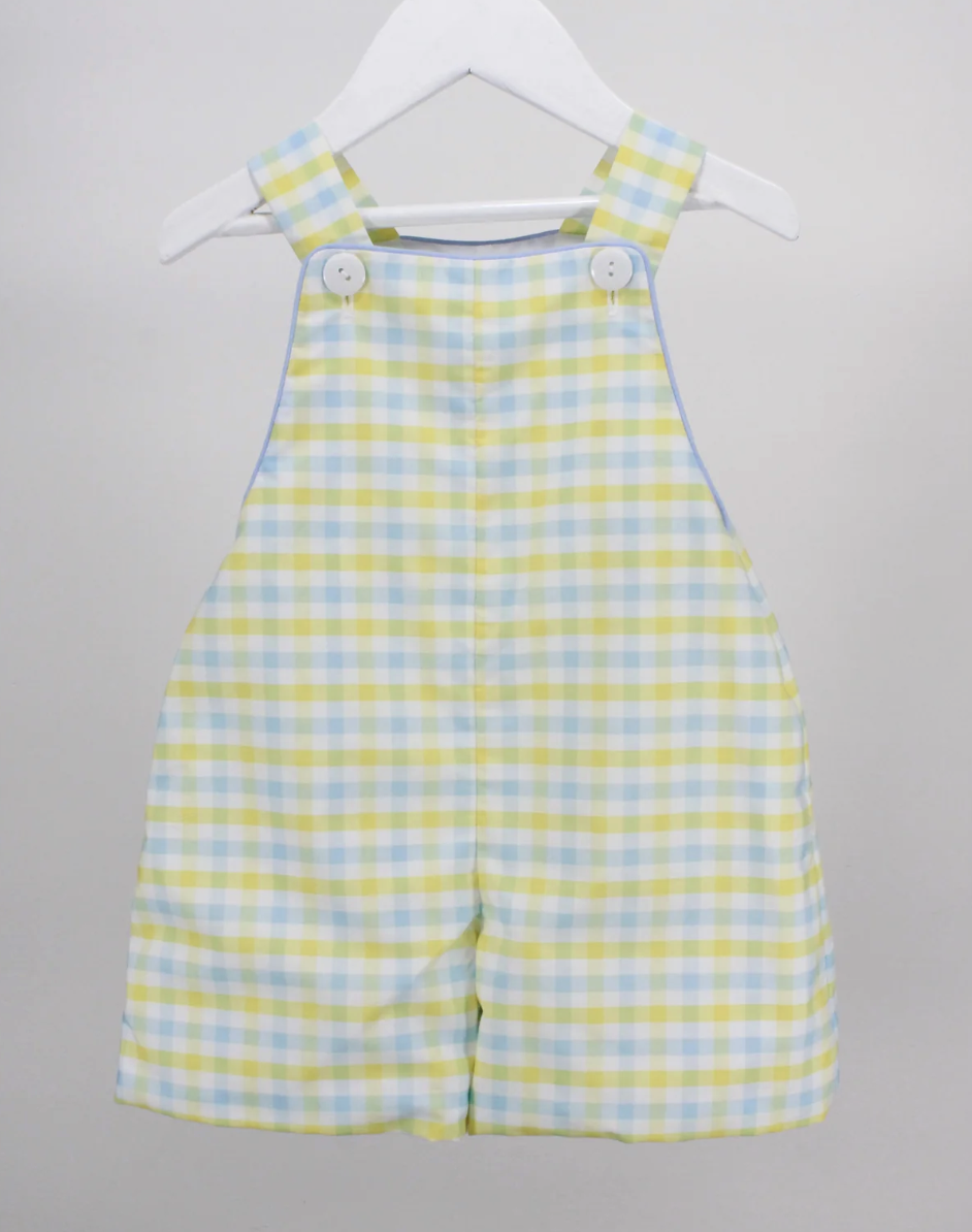 Charming Little One Yellow & Lt Blue Plaid Nicholas Jon Jon