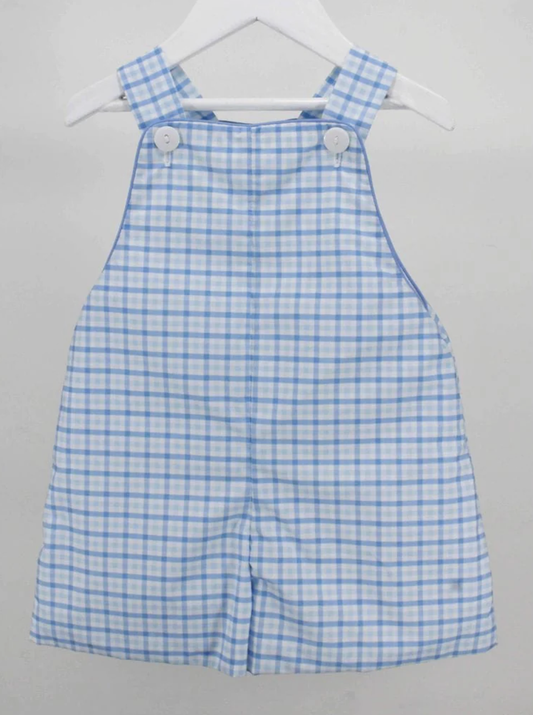 Charming Little One Lt Blue Plaid Nicholas Jon Jon