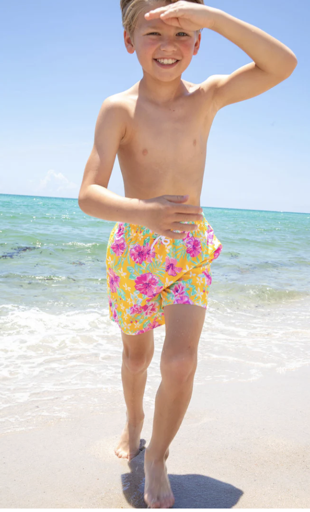 Blueberry Bay Kena Coast Youth Trunks