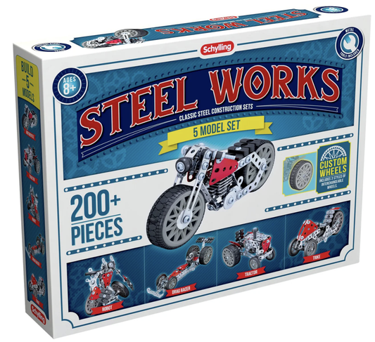 Schylling Steel Works Classic Steel Construction Sets
