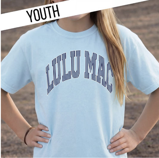 Lulu Mac Stripe Tee - Chambray