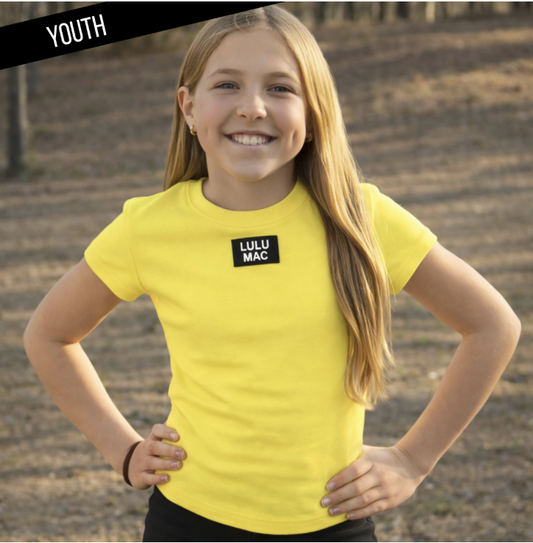 Lulu Mac Youth Baby Doll Top - Neon Yellow