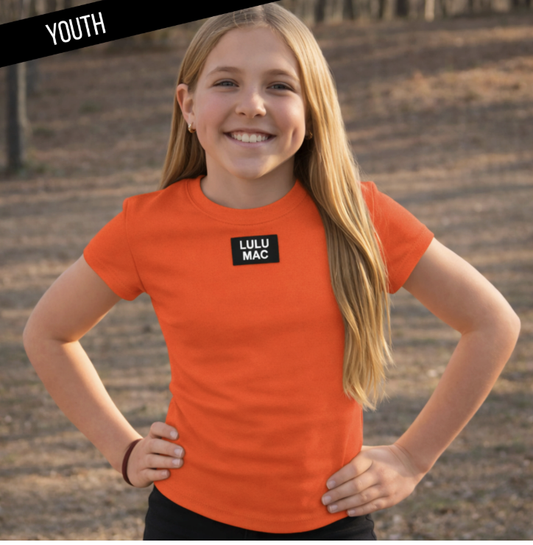 Lulu Mac Youth Baby Doll Top - Orange