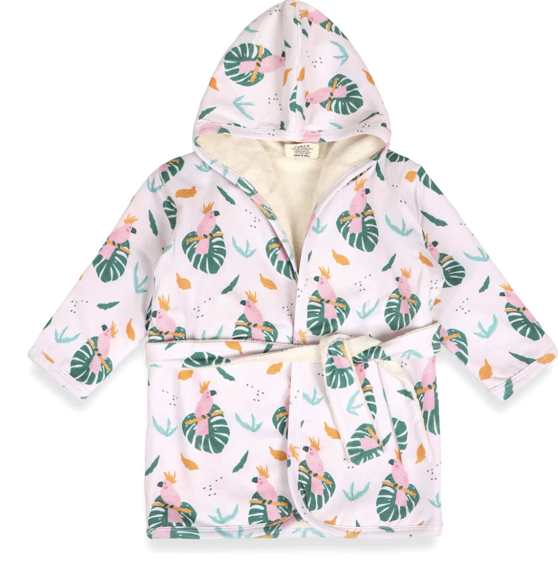 Viverano Parrot Baby Hooded Bathrobe