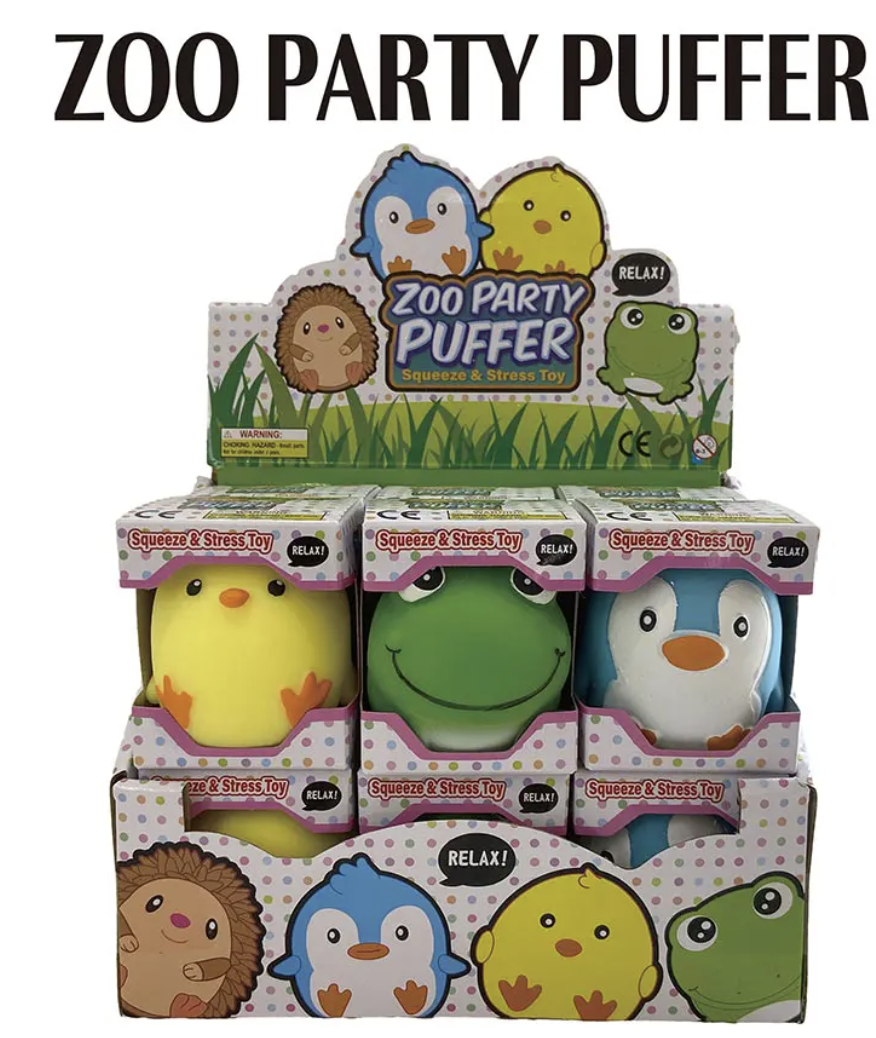 Zoo Party Puffer Squeeze