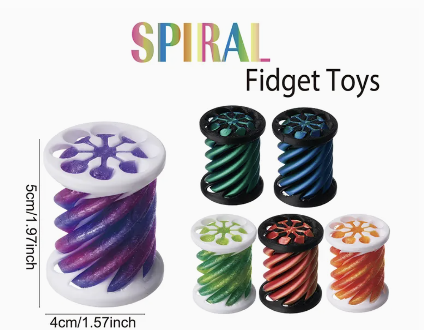 3D Spiral Fidget Toy