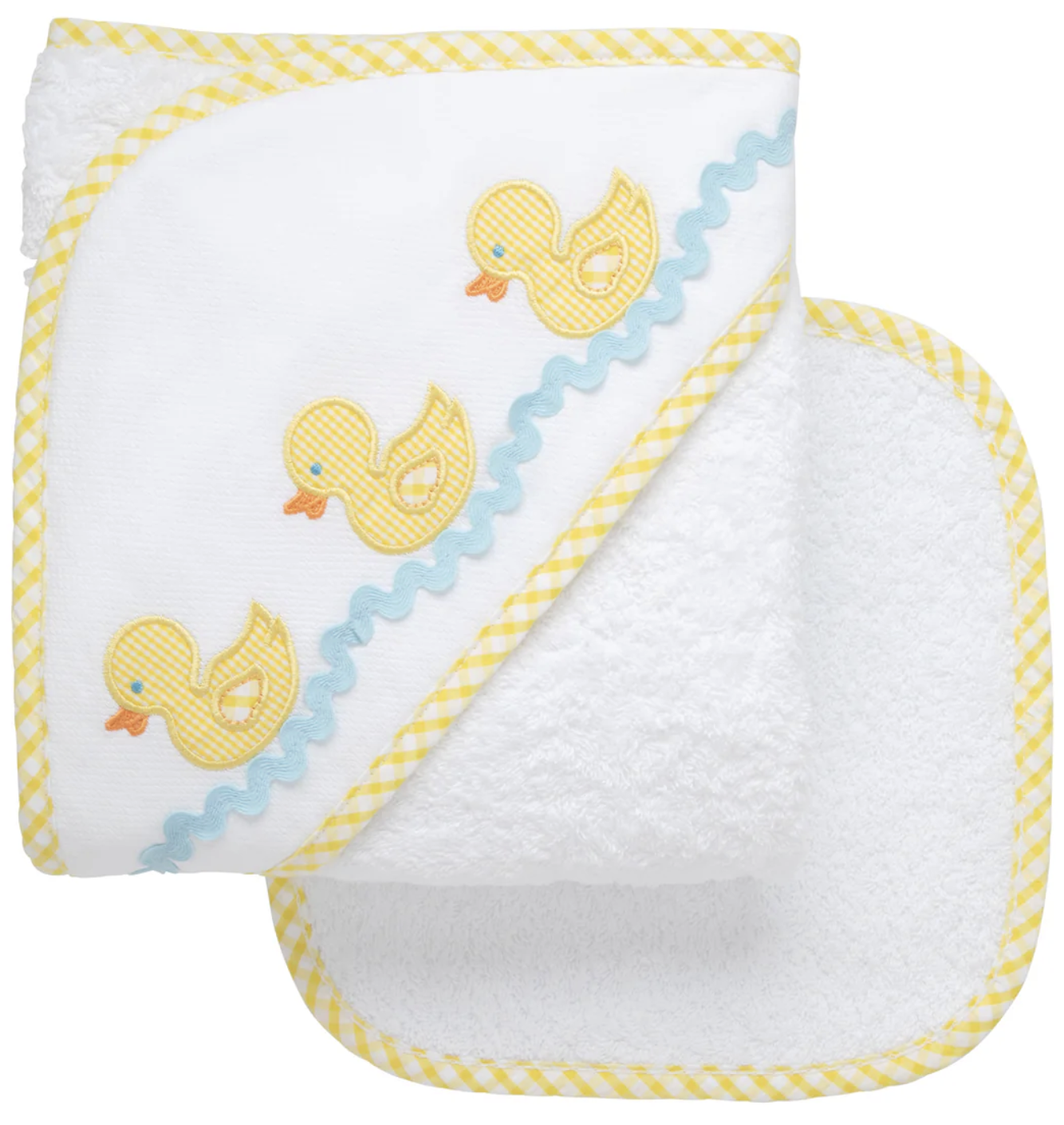 Splish, Splash & Quack Hooded Towel & Washcloth Set