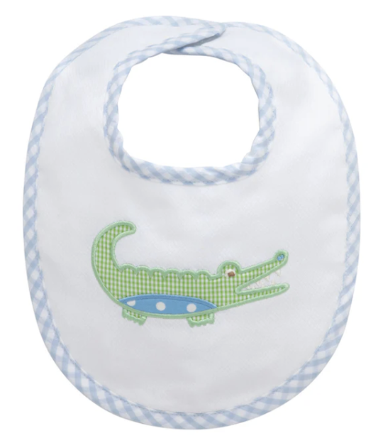 See ya Later Alligator Bib - Blue