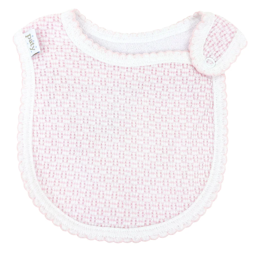 Paty Bib w/Side Opening - Pink