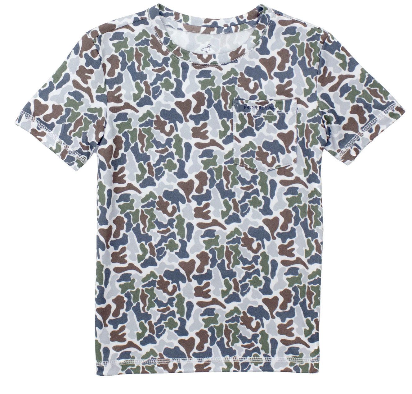 Properly Tied Boys Ravine Pocket Tee SS - Terra Camo
