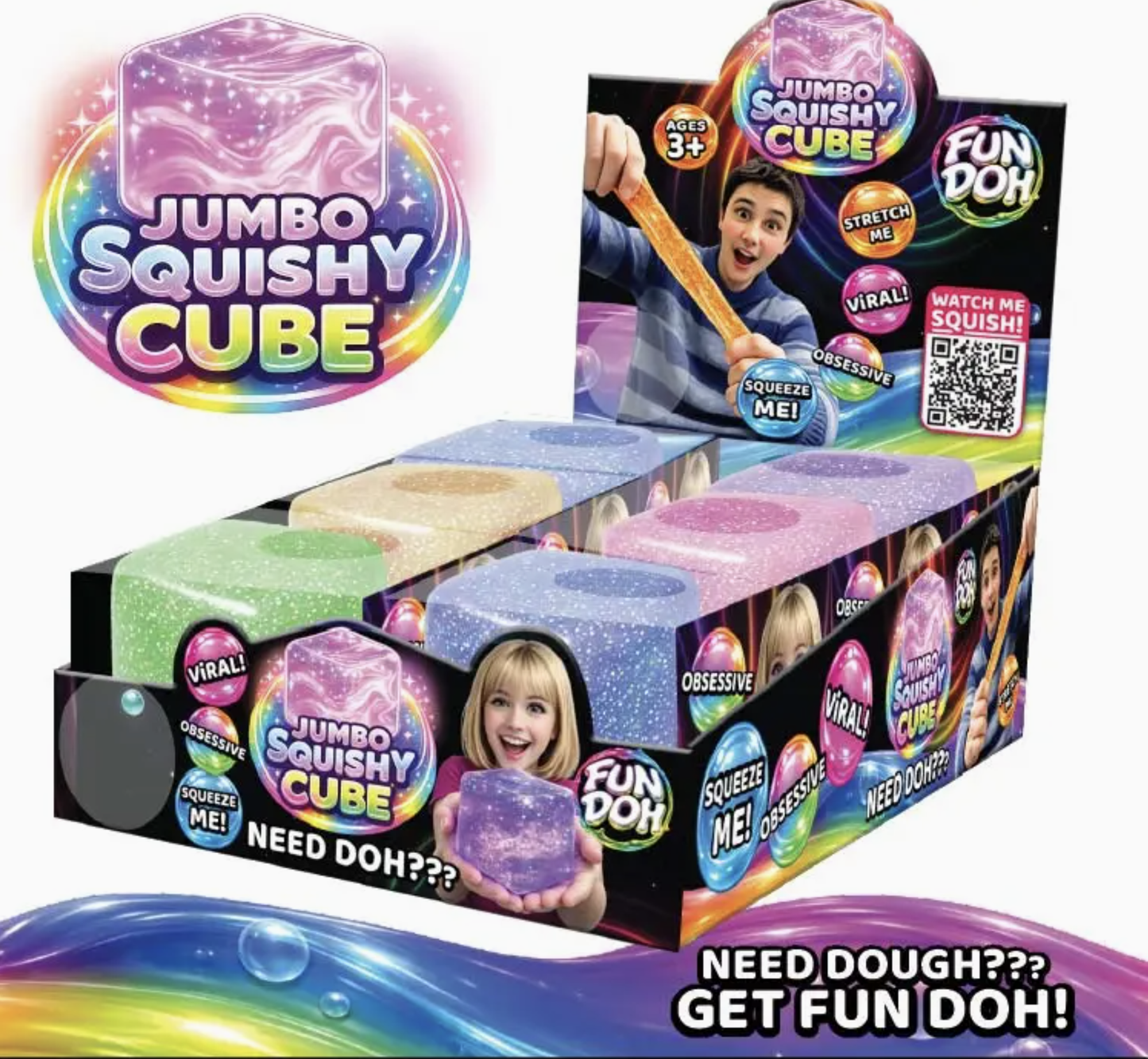 FunDoh Jumbo Squishy Cube
