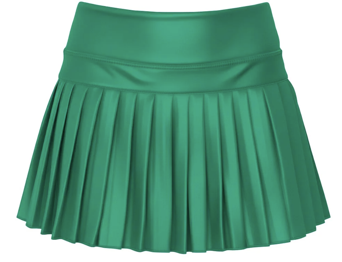 Azarhia Mini Pleated Skort - Green
