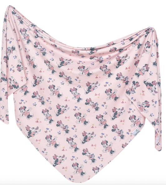 Copper Pearl Swaddle Blanket - Minnie Mouse