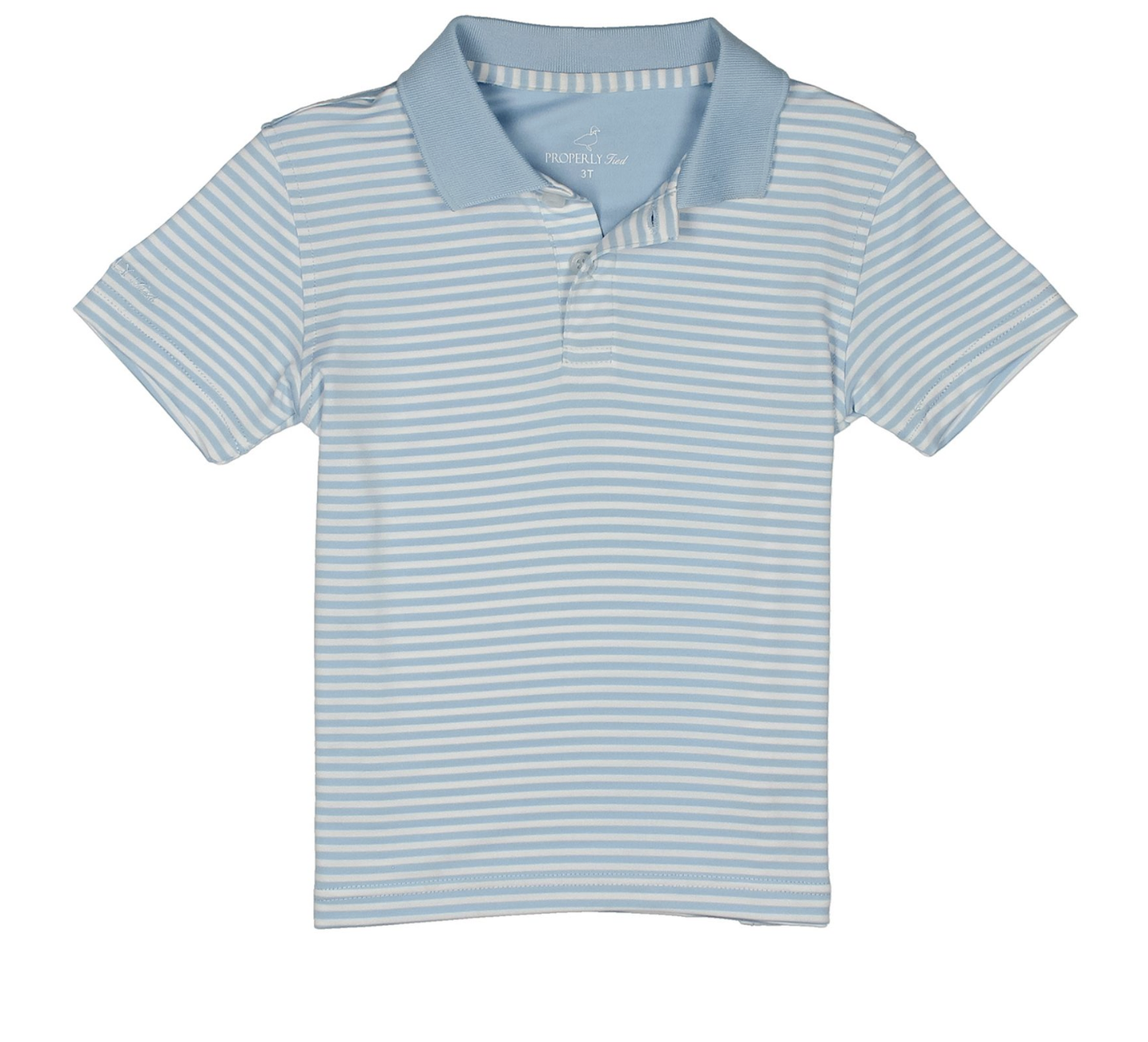 Properly Tied Boys Dallas Polo - Pdr Blue