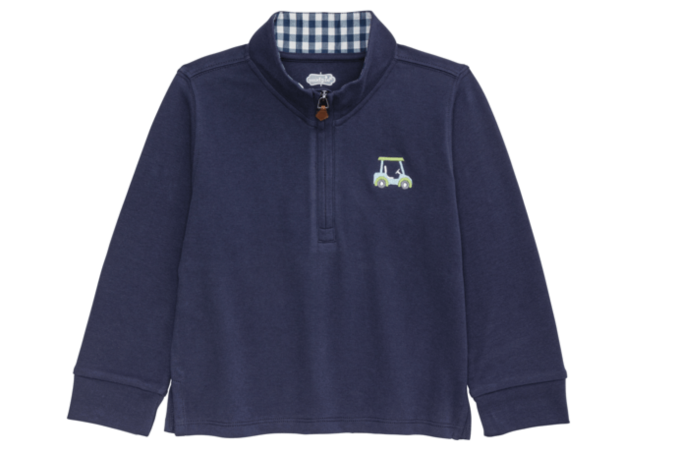 Mud Pie Golf Quarter Zip Pulllover - Navy