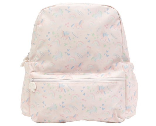 Apple of My Isla Large Backpack - Unicorns