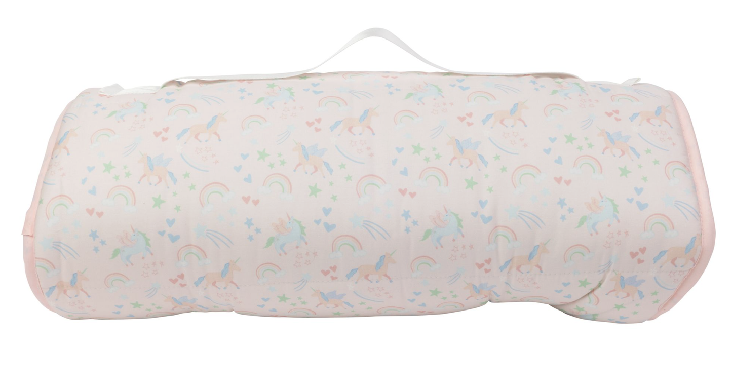 Apple of My Isla Nap Mat - Unicorns