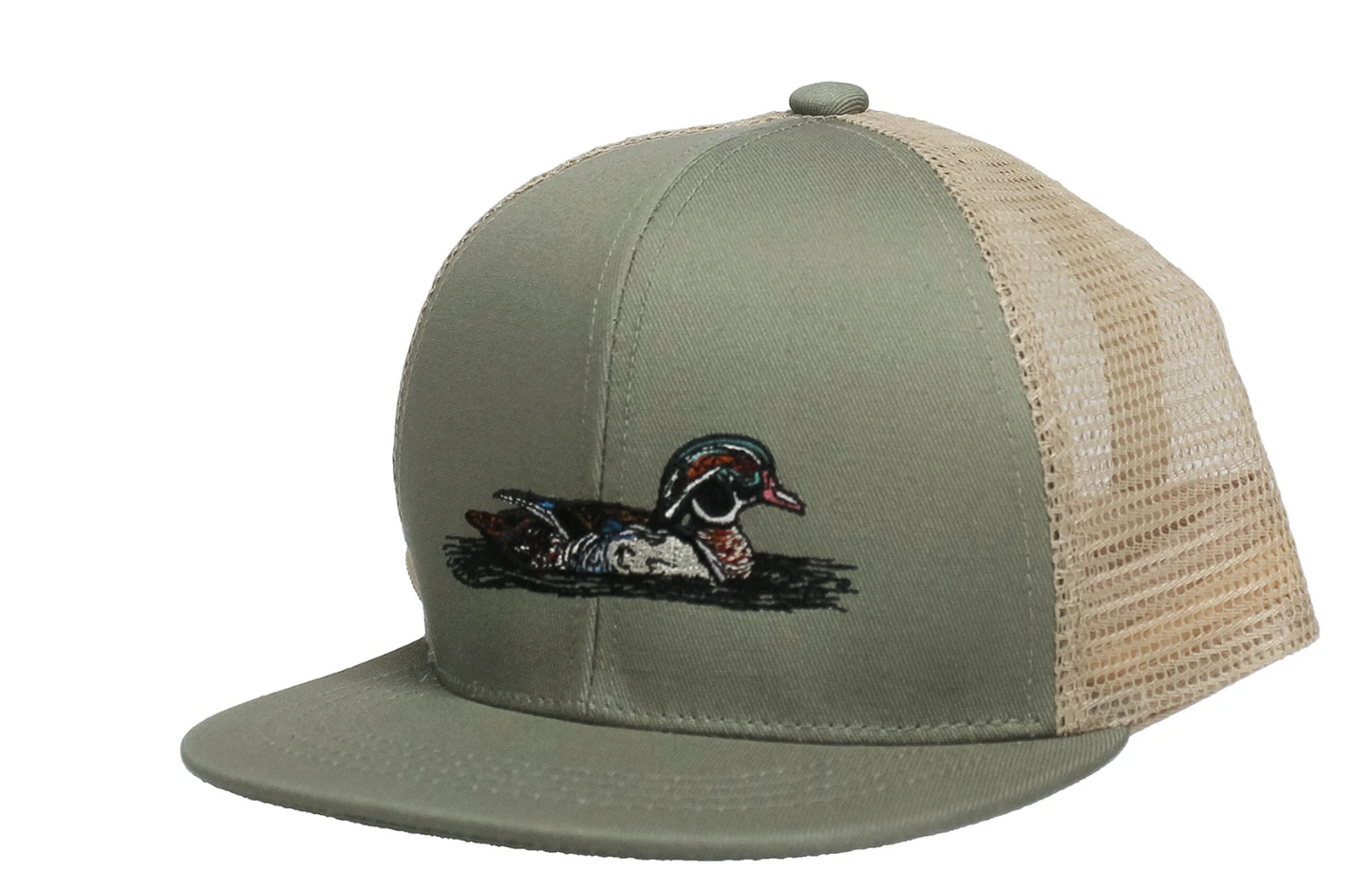 Properly Tied Boys Trucker Hat - Wood Duck