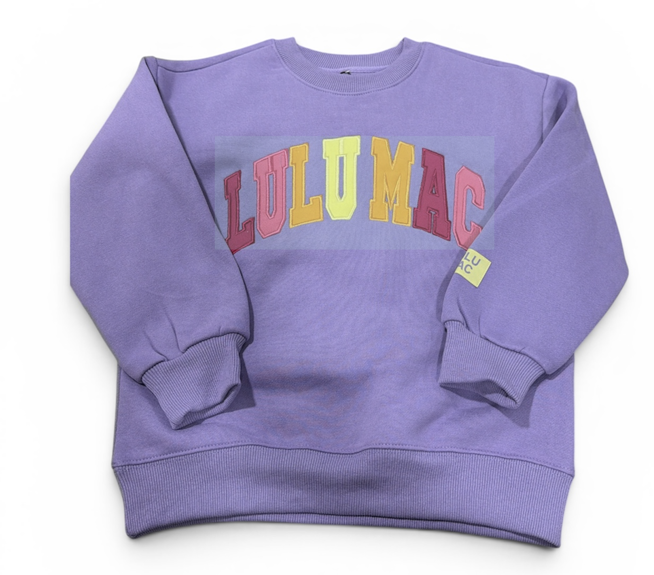 Lulu Mac  Youth Multi Color Stitch Logo - Lavender
