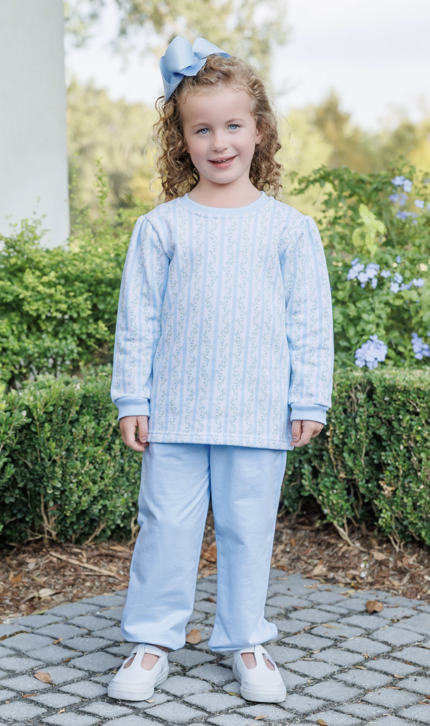 Trotter Street Kids Vineyard Blooms French Terry Set
