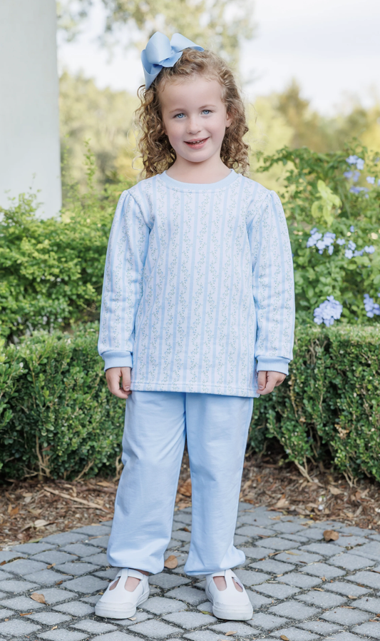 Trotter Street Kids Vineyard Blooms French Terry Set