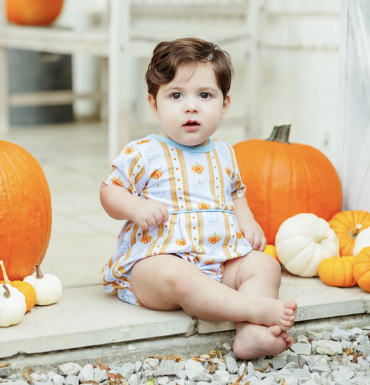 Trotter Street Kids Pumpkin Patch SS Bubble