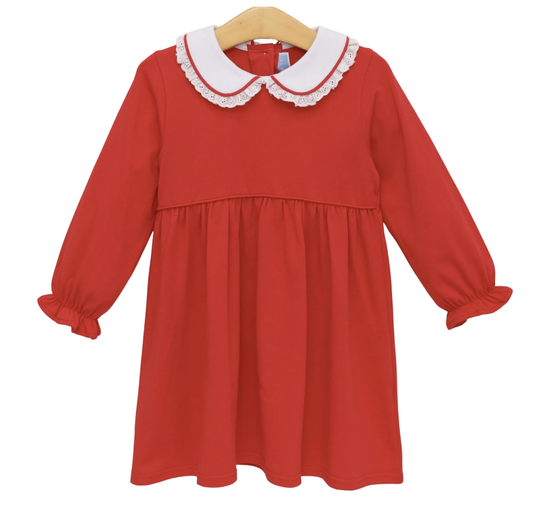 Trotter Street Kids Eleanor Dress - Red