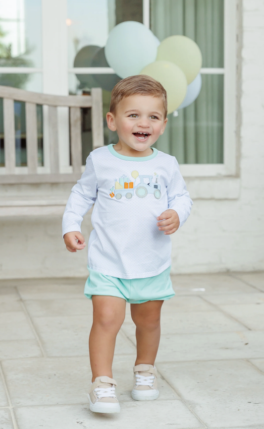 Trotter Street Kids Birthday Bloomer Set - Boys