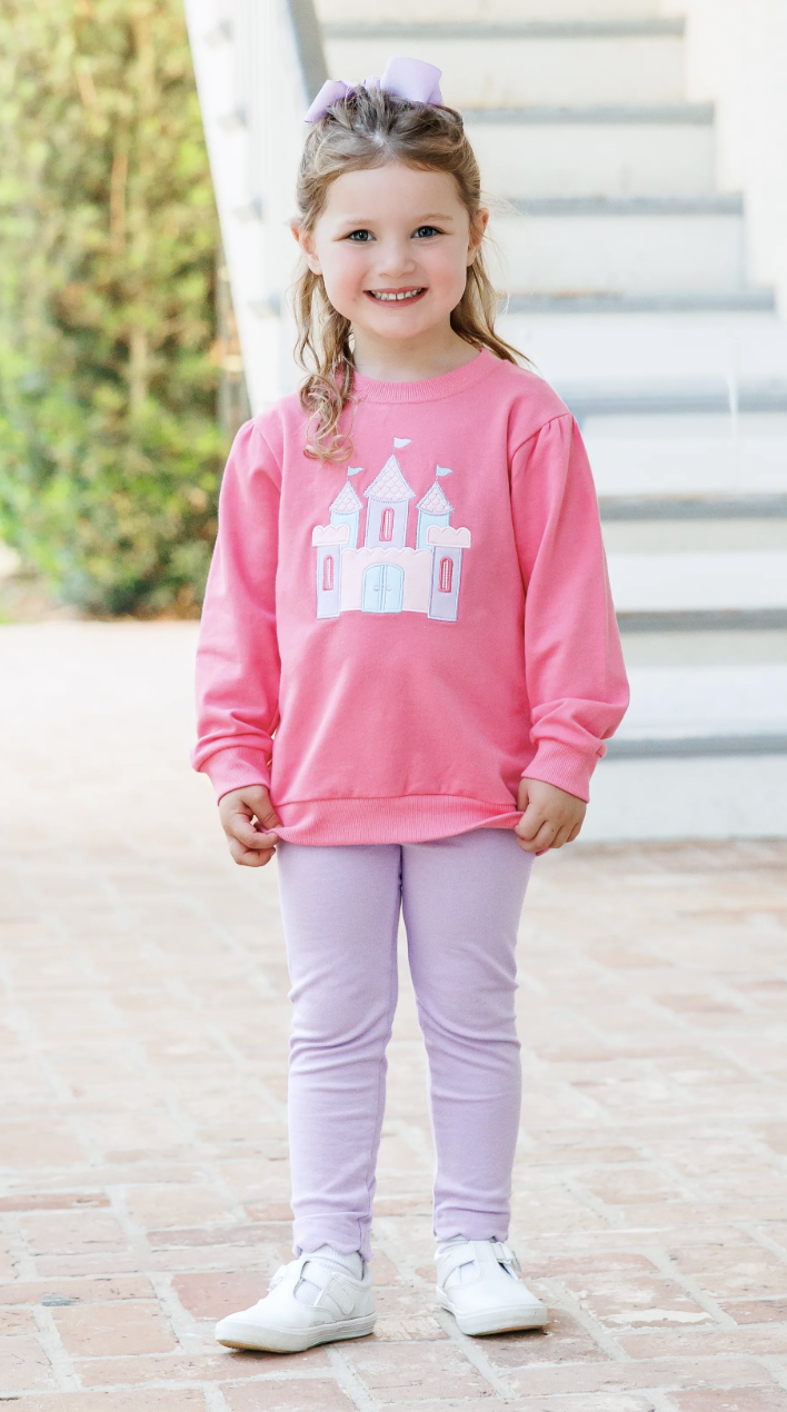 Trotter Street Kids French Terry Pullover - Castle