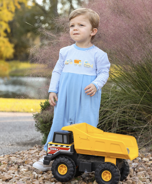 Trotter Street Kids Construction Trucks Romper