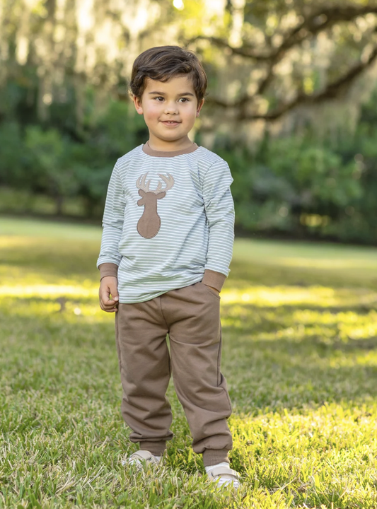 Trotter Street Kids Deer Pant Set