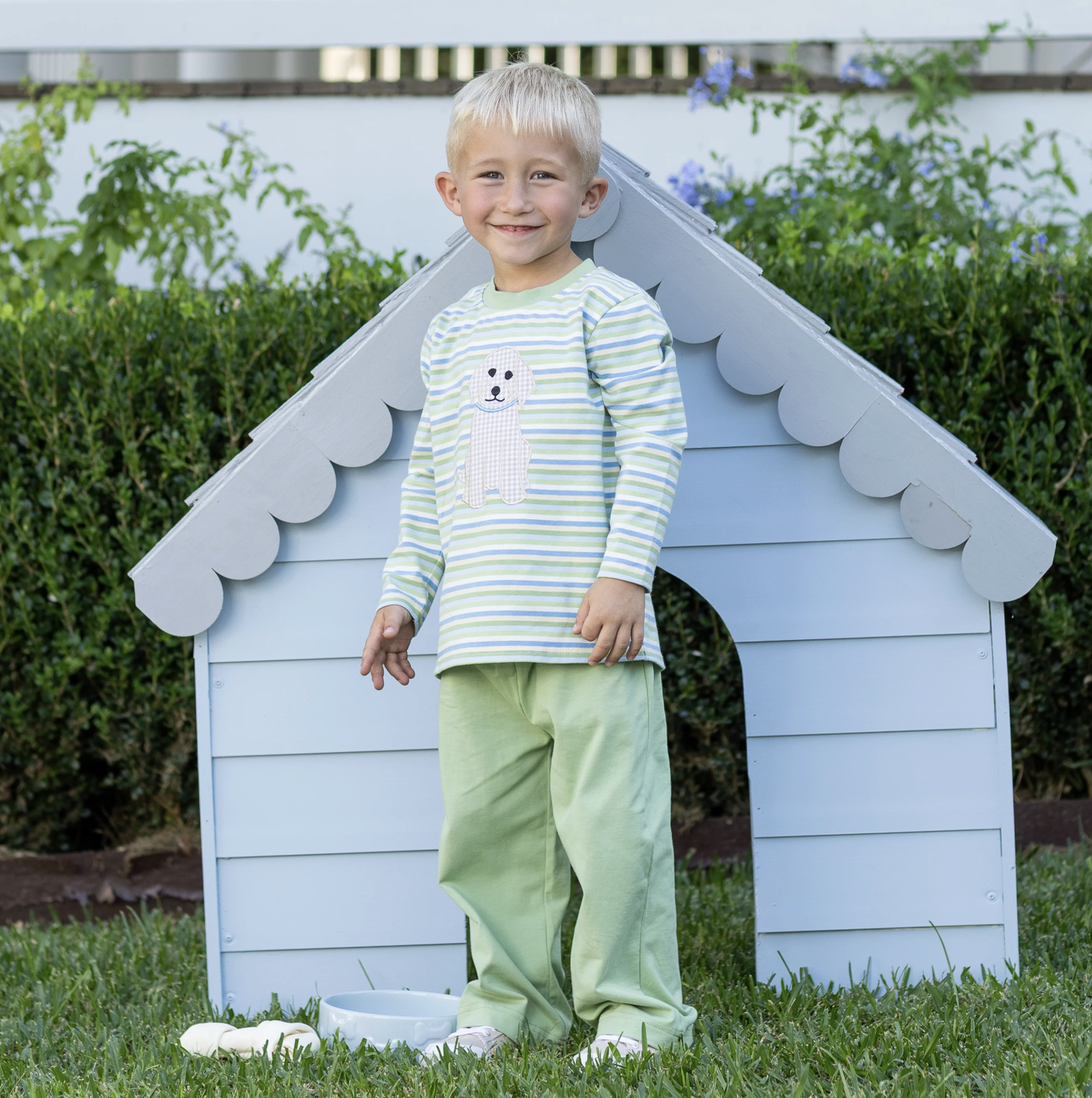 Trotter Street Kids Puppy Pant Set - Boys