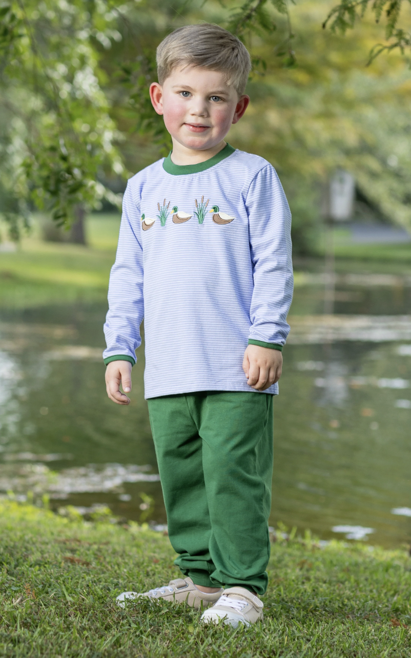 Trotter Street Kids Mallard Trio Pant Set