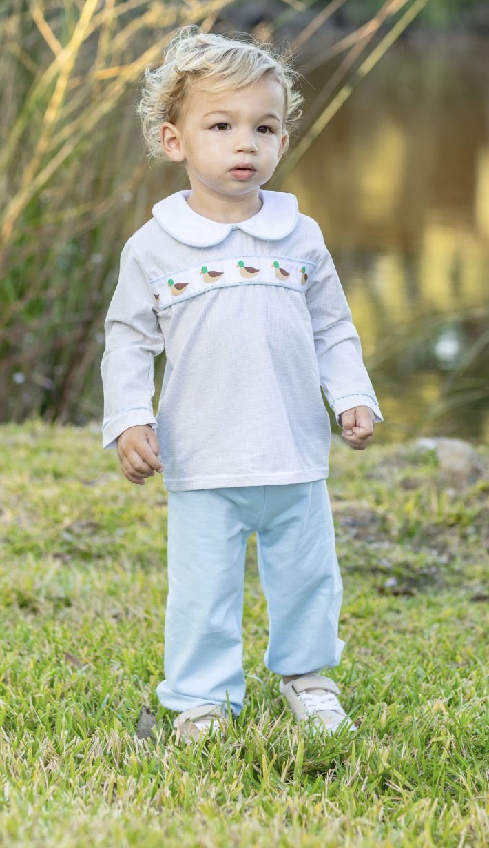 Trotter Street Kids Mallard Migration Bloomer Pant Set