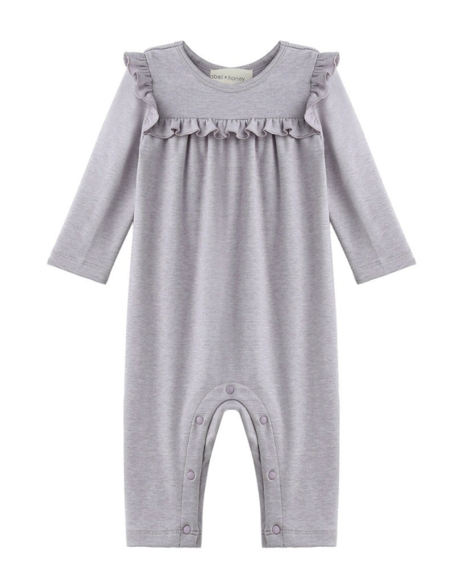 Mabel & Honey Maggie Romper - Purple