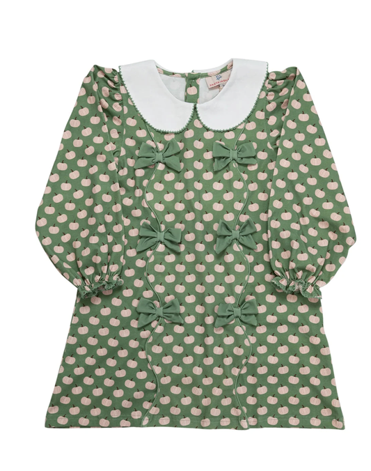 Smockingbird Sage Green Pumpkin Dress