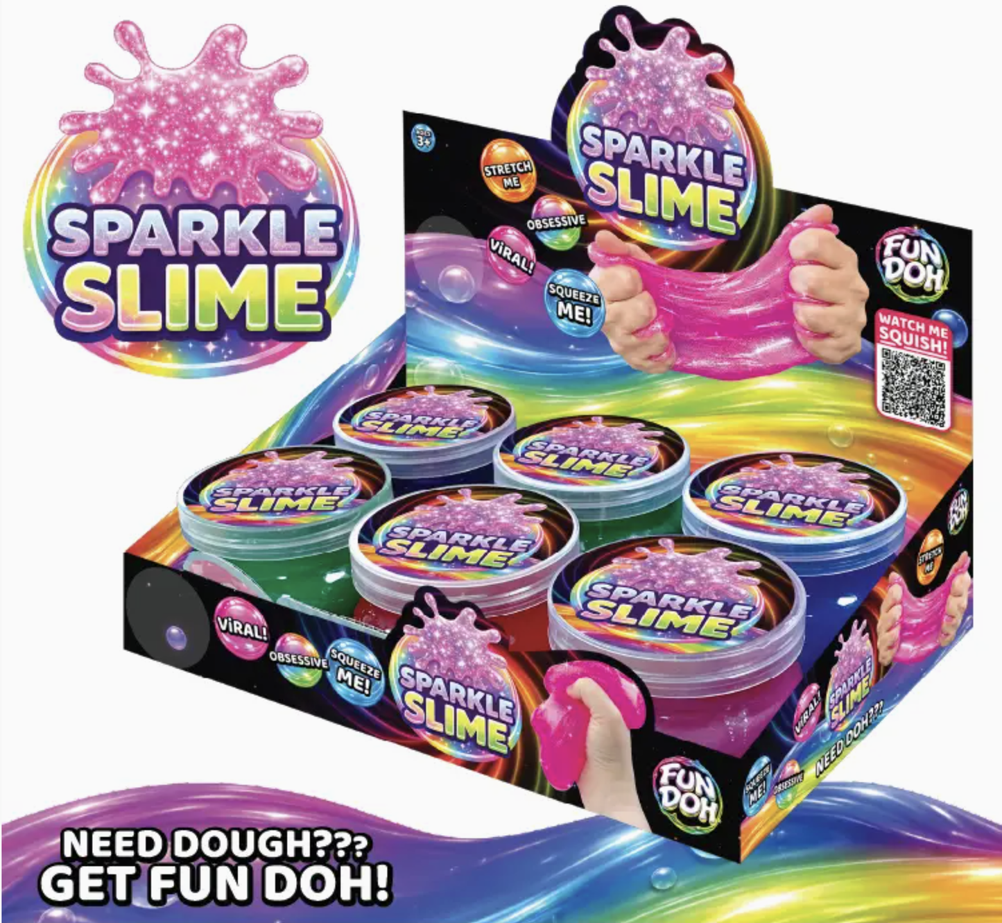 Fun Doh Sparkle Slime