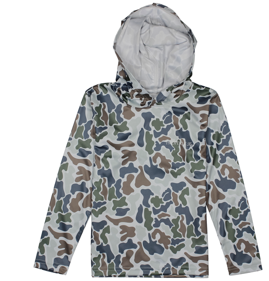 Properly Tied Sportsman Performance Hoodie Terra Camo
