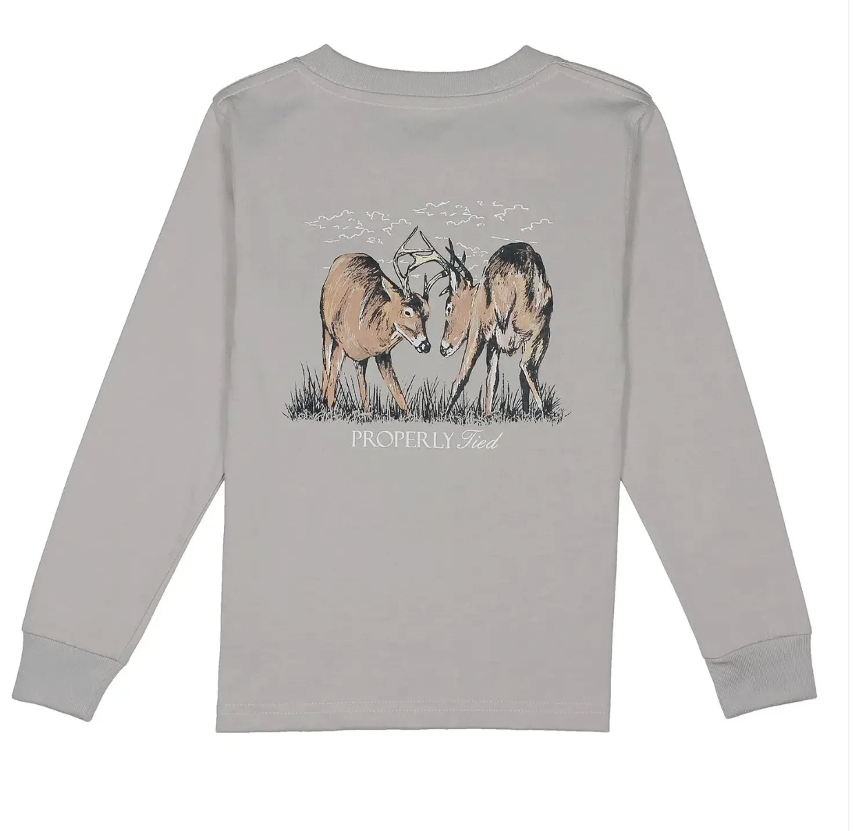 Properly Tied Trophy Season LS -Ice Grey