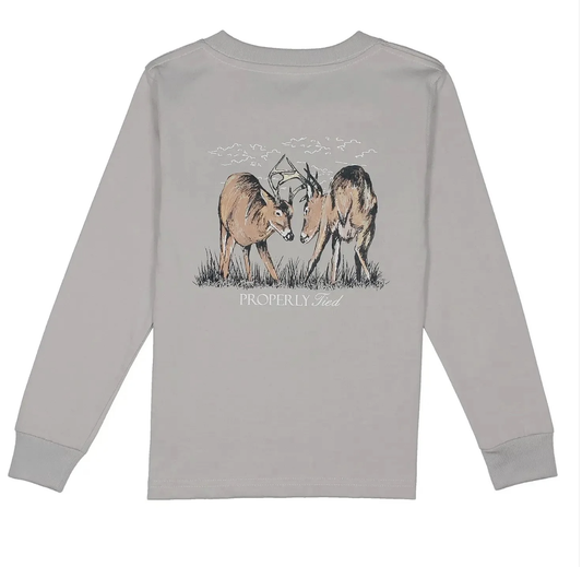 Properly Tied Trophy Season LS -Ice Grey