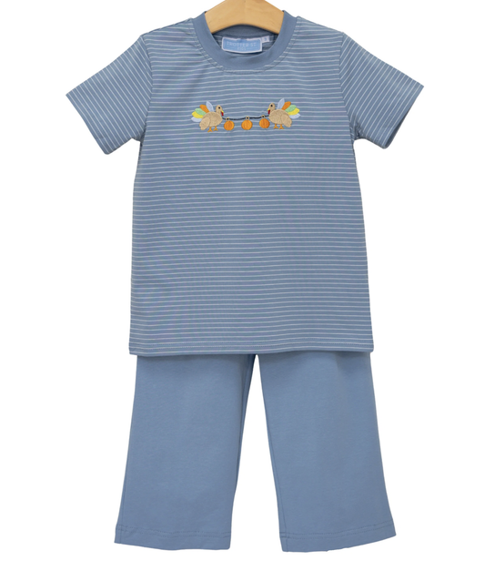 Trotter Street Kids Turkey Pant Set - Boys