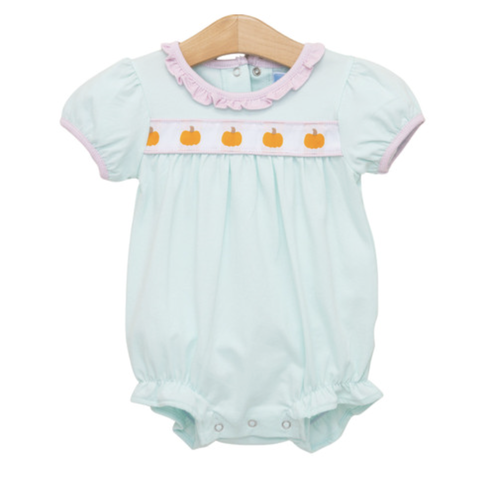 Trotter Street Kids Pumpkin Rowe Ruffle Bubble