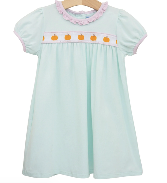Trotter Street Kids Pumpkin Rowe Dress