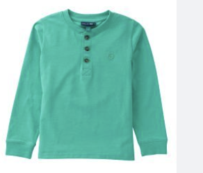 Prodoh LS Henley Tee - Holly Green