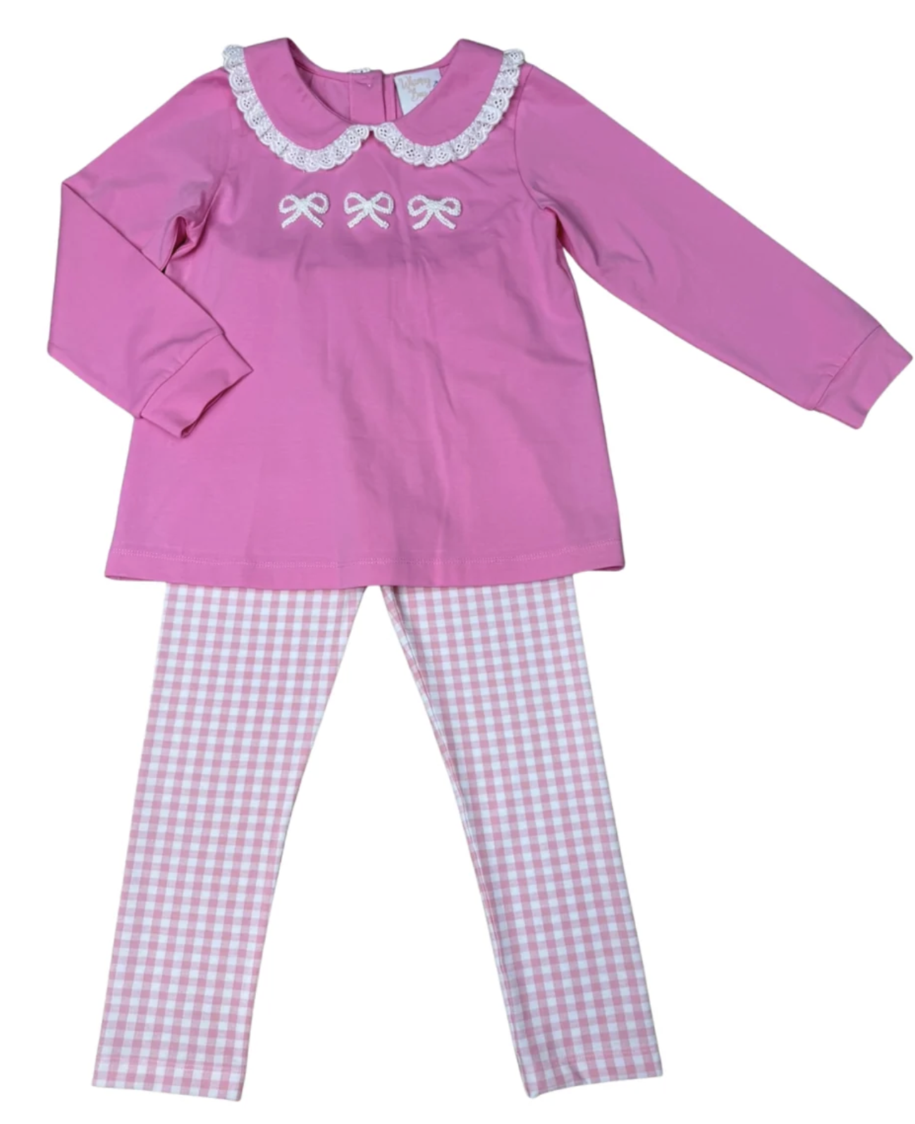 Whimsy Bay Belinda Bow Lacey Pant Set