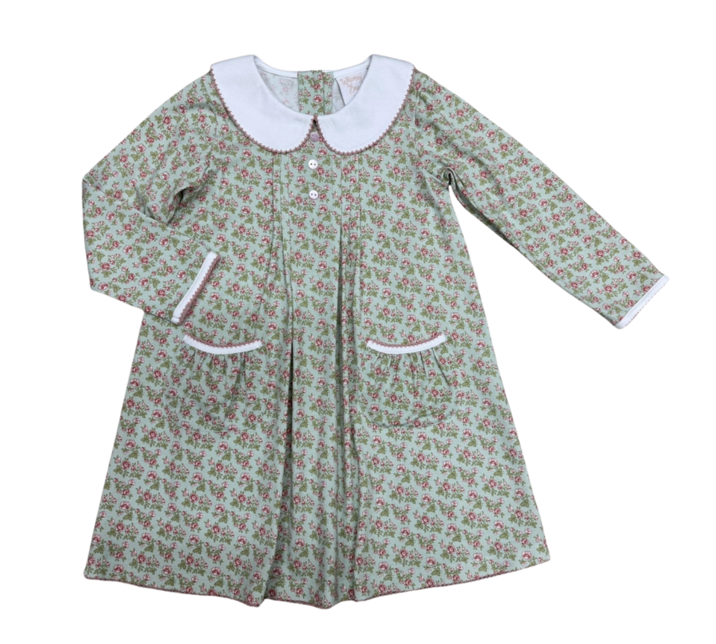 Whimsy Bay Floral Lillian Pleat Dress