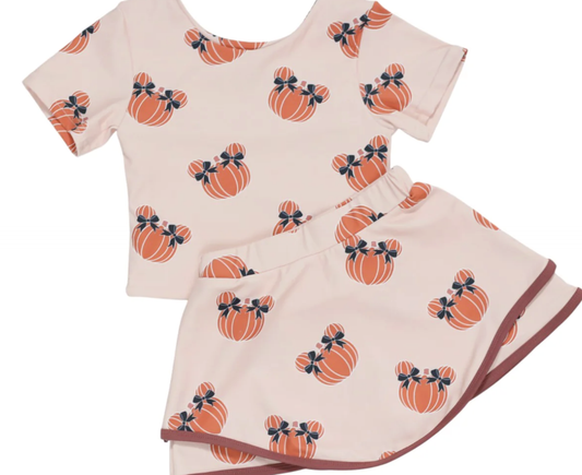Be Girl Pumpkin Skort Set