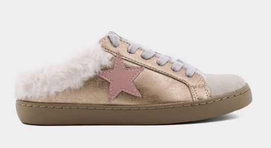 ShuShop Pinah Mini Sneaker Mule - Gold